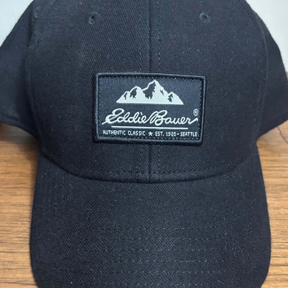 Three Eddie Bauer Black Hats